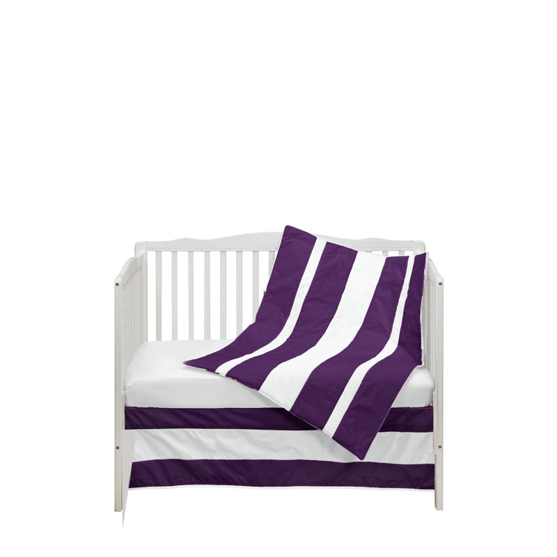 Ensemble de literie pour lit de bébé 3 pièces Rosado, Prune