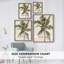 «Antique Watercolor Palm Study II», reproduction encadrée - bois massif-966213551