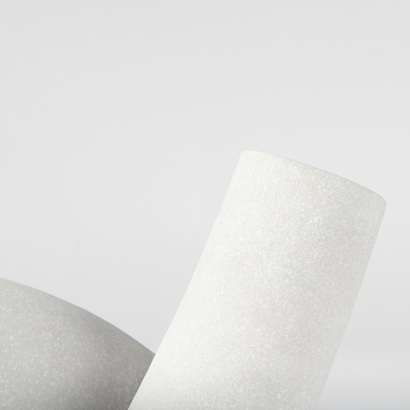Sculpture Artiana, Blanc, H 7,5 po x l 12 po x P 10,5 po
