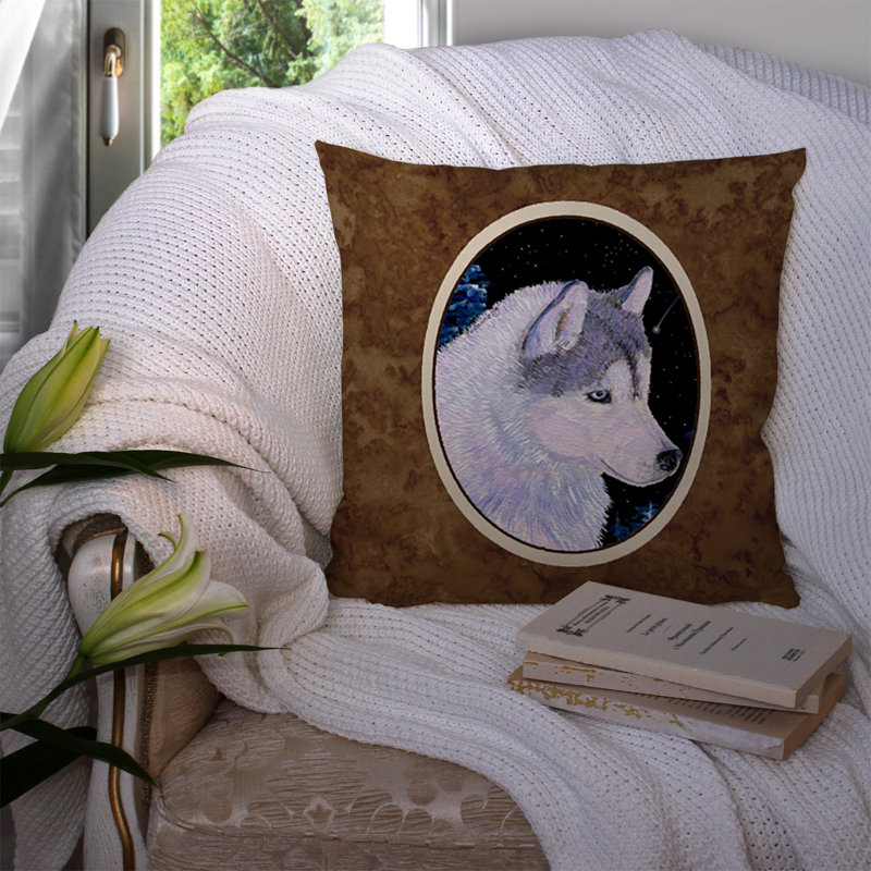 Coussin décoratif intérieur/extérieur sibérie husky