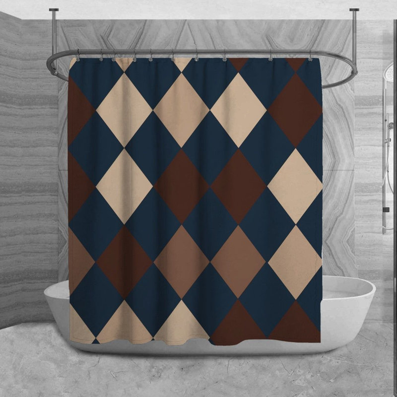 Rideau de douche Marthese Argyle, H 84 po x l 70 po