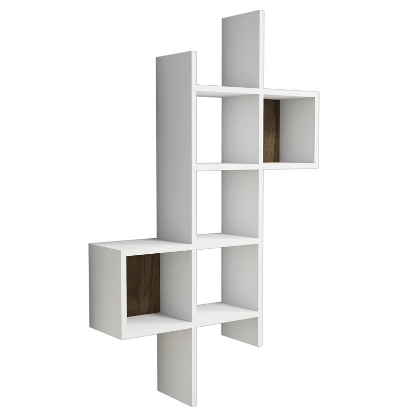 Tablette décorative 4 pièces Erastus, Blanc