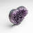 Genuine Amethyst Crystal Cluster Heart from Uruguay