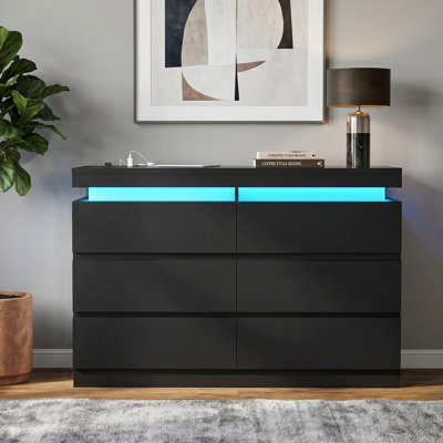 Commode 6 tiroirs Modern Modern