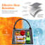 Grand sac-repas rÃ©utilisable, sac-repas isotherme pour femmes et hommes, idÃ©al pour la prÃ©paration des repas, le travail et les voyages, noir-2067201590