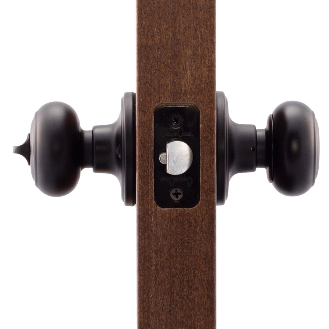 Colonial 2.8'' Diameter Keyed (Entry) Round Knob Copper Creek 