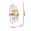 Applique murale décorative 2 lumières Genesis Glam
