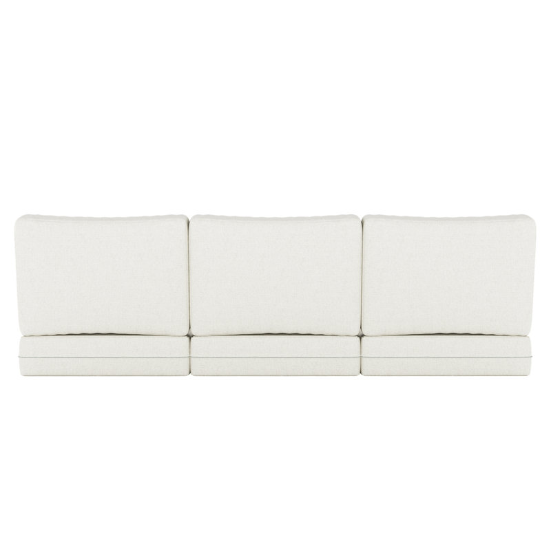 Aldin Sunbrella® Outdoor Sofa Seat / Back Cushion, Sunbrella Bliss Linen