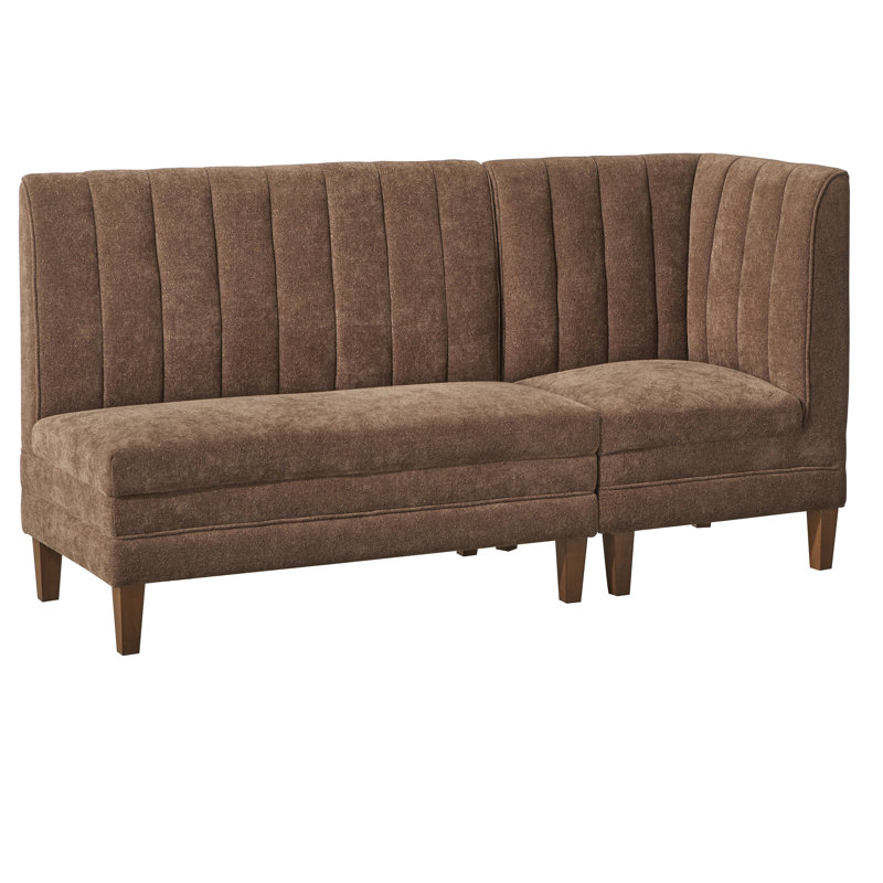 Ensemble de bancs 2 pièces Cariana, Brun