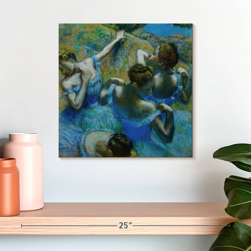 Enn Blue Dancers, 16" H x 16" W