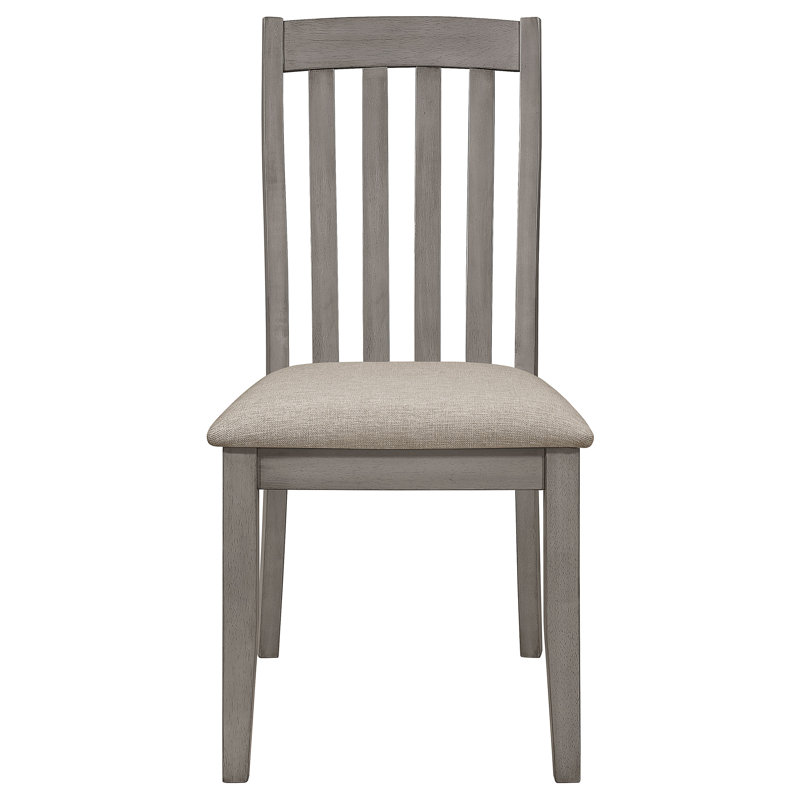 Style sophistiqué - Chaise de salle à manger en bois Graig gris côtier (ensemble de 2), Gris