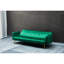 Lit avec revêtement fin - 3, pieds en métal doré, bois massif +, finition velours 3