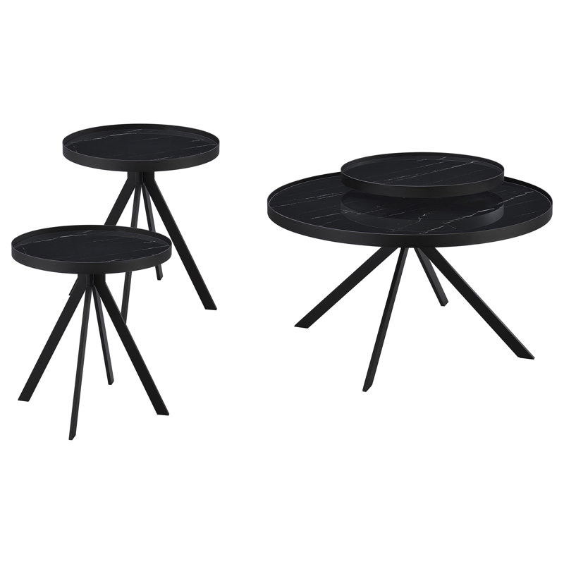 Ensemble de tables basses 3 pièces Hearn