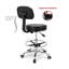 Braeswood Backed Adjustable Height Ergonomic Industrial Stool