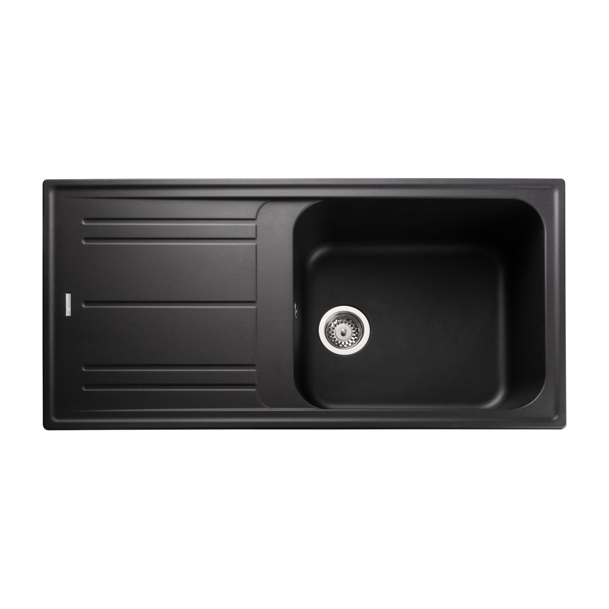 Leisure Sinks & Taps 500mm W Single Bowl Granite Composite Inset ...