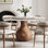 Table de salle à manger Mid-Century Modern Farmhouse