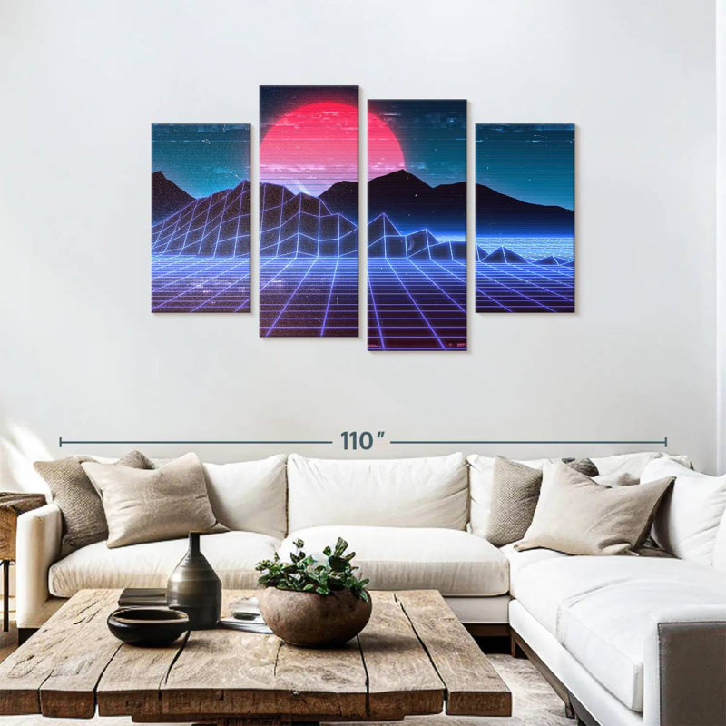 Kelan Digital Sunset, 48" H x 75" W