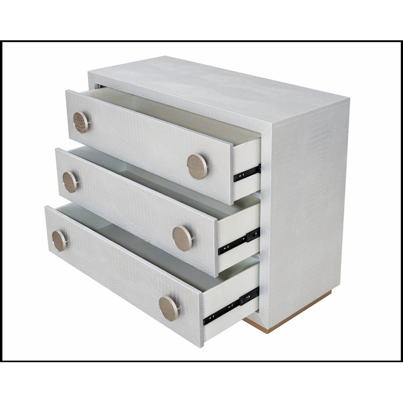 Armoire-console en faux crocodile Anpu