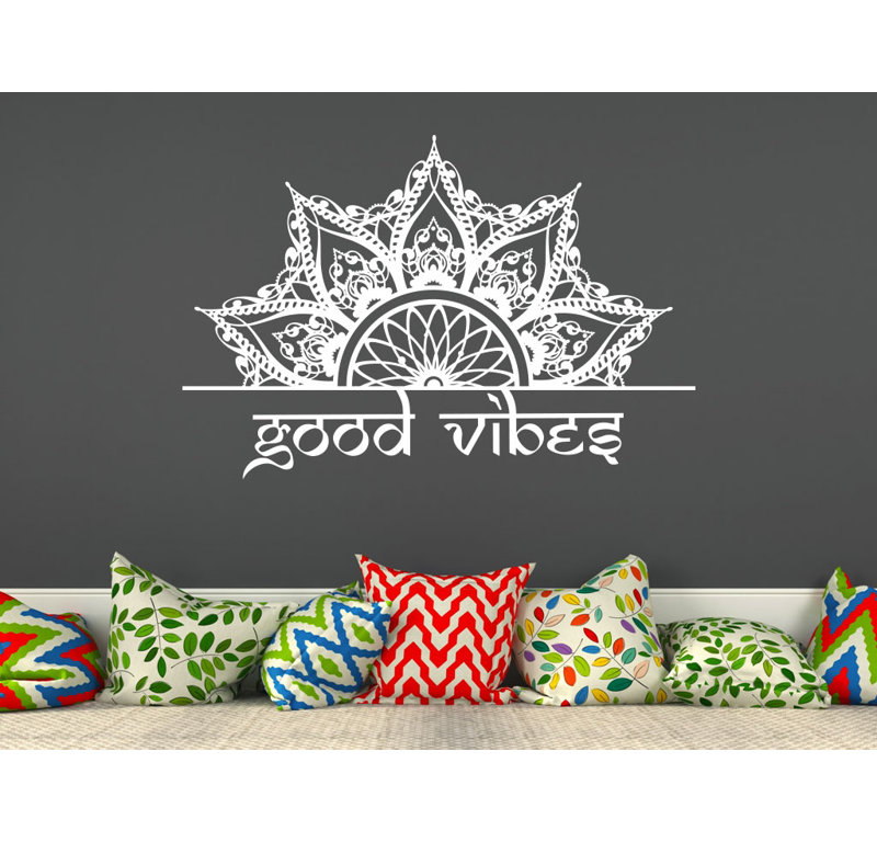 Text & Numbers Non-Wall Damaging Wall Decal, White