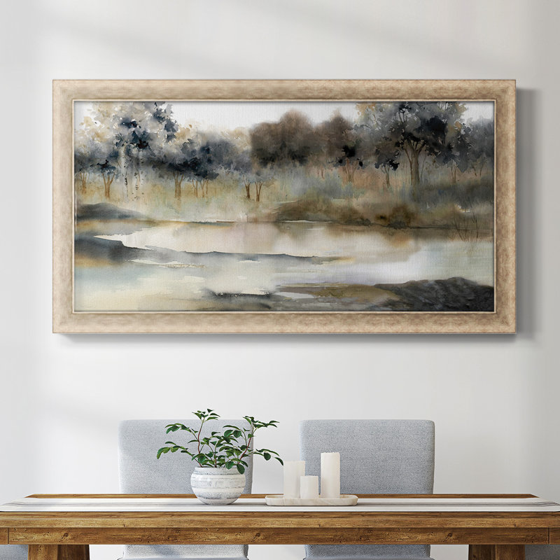 Serene River - reproduction de photo sur toile, H 21 po x l 37 po x P 1,25 po