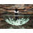 Elegant Glass Engraving Studio 16.5'' Glass Circular Bathroom Sink