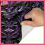 Tapis de bain mauve à motif floral-996078906