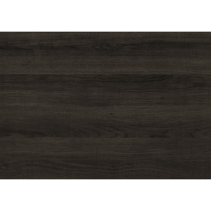 Ensemble de table basse et de table de bout 3 pièces Beck, rectangulaire et carrée, finition noire, Chêne brun foncé