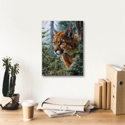 Bungalow Rose «Portrait of a Mountain Lion» par Momart, art mural sur toile