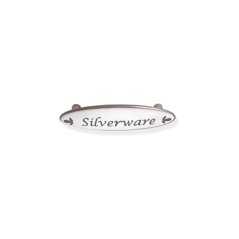Silverware Drawer Pendant Pull, Grey