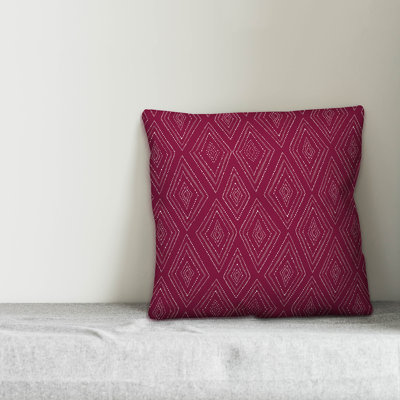  Tribal Diamond Throw Pillow