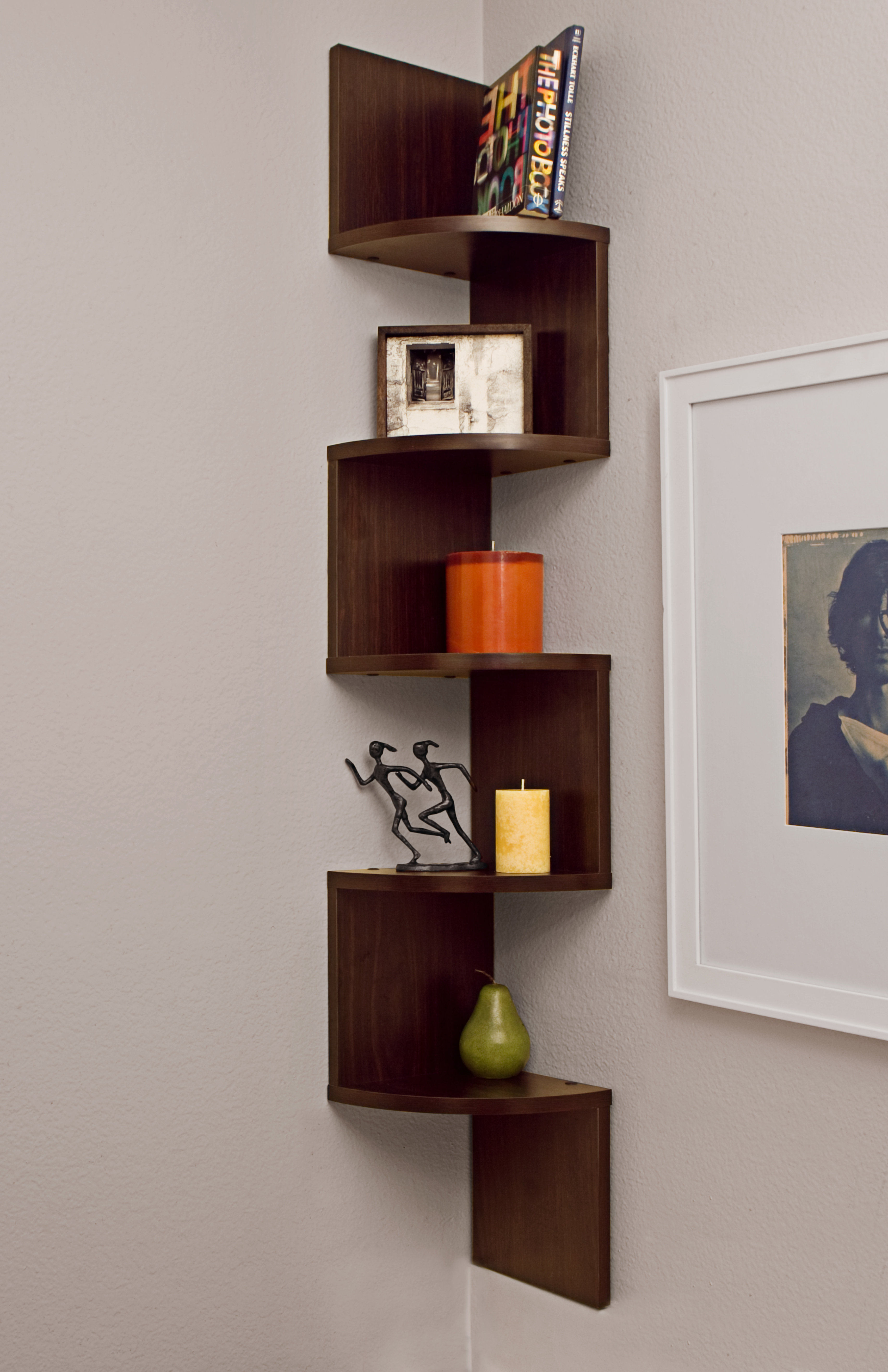 Ebern Designs Saveliy 5 Tier Corner Wall Shelf & Reviews | Wayfair