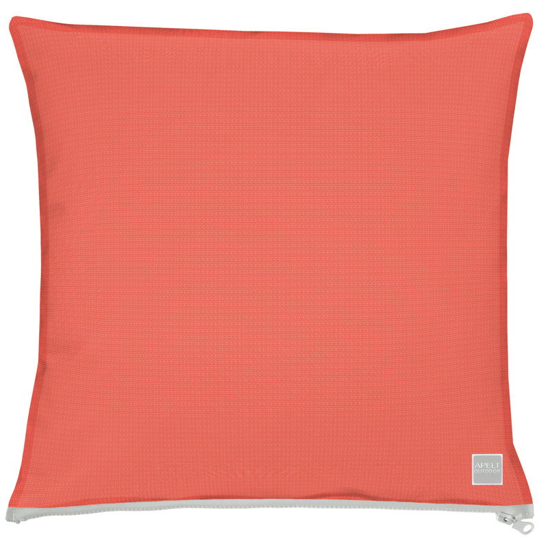 Square Cushion, Red, 39cm H x 39cm W x 5cm D