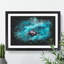 Manta Ray - Picture Frame Graphic Art-62802404-62802405