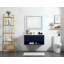 Ensemble de meuble-lavabo simple mural 40 po Roman-1264262775