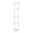 Delrosario 11.6" W Plastic Corner Bookcase-840386867