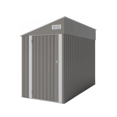 Campcraft Optional Two-Color Storage Shed, Single Hinge Door With Sloping Roof, Solid Structural Design, Good Ventilation, Surface With Protective Film, And Suitable For Various Scenarios