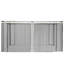 Filet de remplacement en filet de remplacement 10 pi x 13 pi Outsunny pour abris de jardin et tentes à auvent avec fermetures à glissière