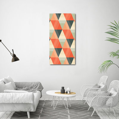 Geometric Background - Wrapped Canvas Print