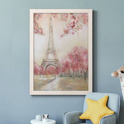 «Paris Spring», peinture sur toile encadrée