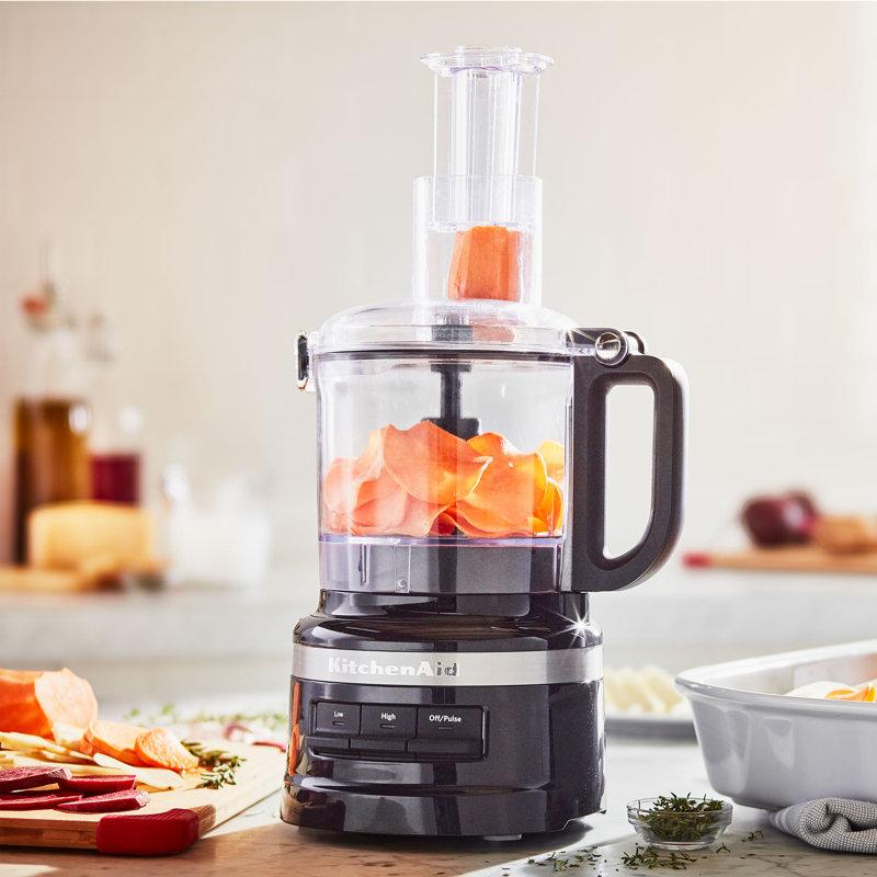 KitchenAid® 7 Cup Food Processor, Onyx Black