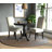 Classic Black 42-Inch Round Dining Table with Space-Saving Pedestal Design-1205639692