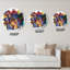 Horloge murale moderne Mid-Century Cityview of Old Europe Village II-334339209