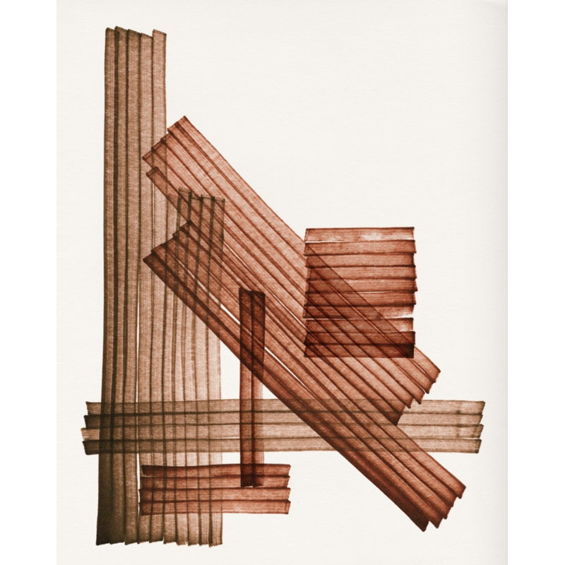 Brown Weave 1 Print by Neiman, Victoria, 29'' H x 24'' W