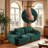 Modern Memory Foam Double-seater Sectional Sofa-1542934039