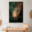 «Leopards Turquoise Eyed Leopard», reproduction sur toile-2106742447