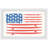 " Unique American Flag " Painting Print-51961036
