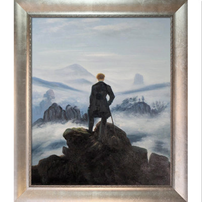«Wanderer dessus de la mer de brouillard» par Caspar David Frederic - reproduction d'art sur toile