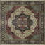 Hand-Knotted High-Quality Cream and Blue Area Rug