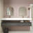 Alysa 84" Wall-Mounted Double Bathroom Vanity Set-71095563