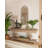 Kost Farmhouse Arched Window Wall Mirror